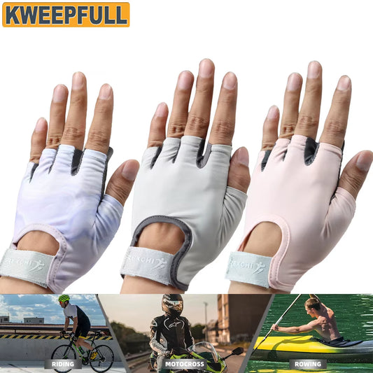 1Pair Breathable Workout Gloves for Women & Men - No More Sweaty & Full Palm Protection Gym Exercise, Cycling, Fitness, Pull-Ups