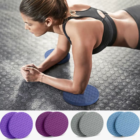 2PCS Thick Exercise Mat Yoga Knee Pads Balance Pad Fitness Mat Foam for Exercise DDYJ02