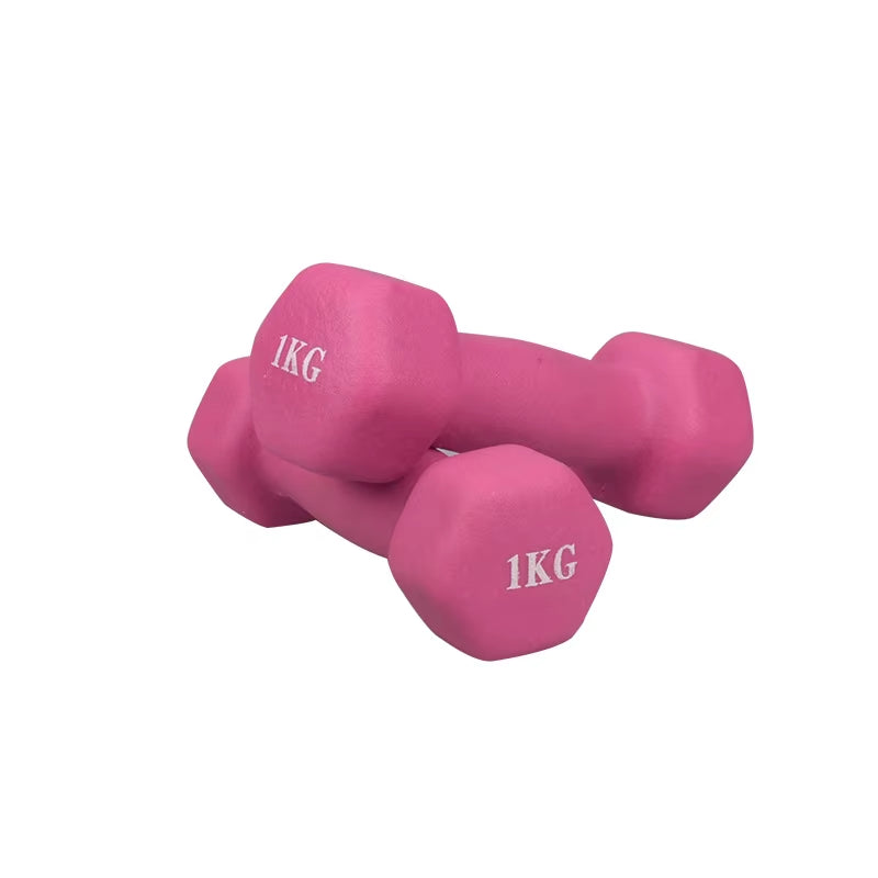 2Kg/4Kg Weights Exercise Fitness Dumbbells Men Women Anti-Slip Dumbbell for Gym Home Bodybuilding Sport Weight Lifting Equipment
