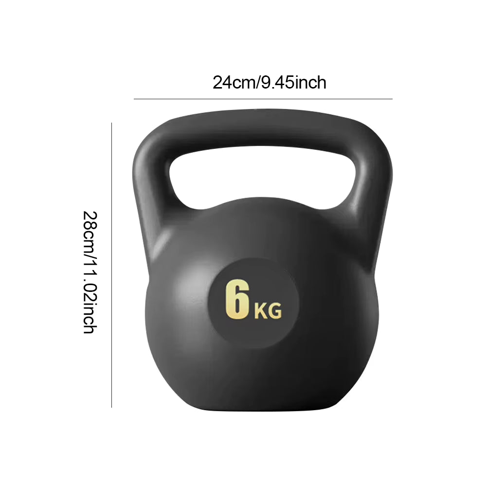 4Kg 6Kg Water-Filled Kettlebell Weights Shock-Proof Dumbbell Weights anti Slip Grip Hand Weights for Strength Training