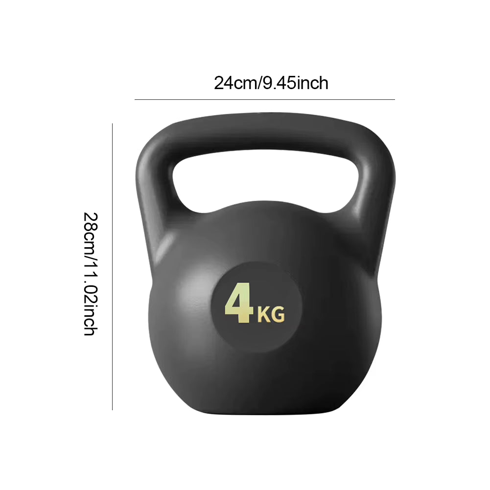 4Kg 6Kg Water-Filled Kettlebell Weights Shock-Proof Dumbbell Weights anti Slip Grip Hand Weights for Strength Training