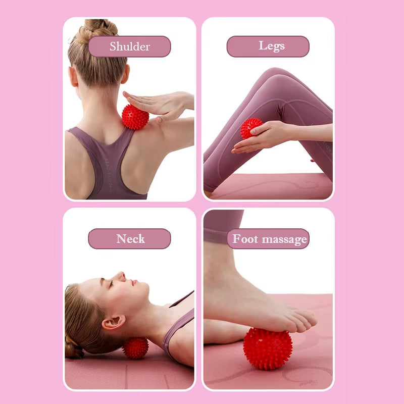 Spiky Massage Ball Exercise Exercise Exercise Hand Foot Pain Relief Plantar Relievers Muscle Soreness Relief Gift to Wife