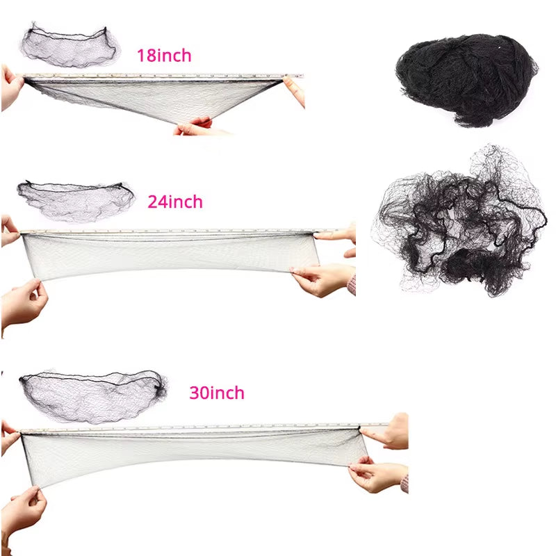 Elasticity Invisible Elastic Mesh Wig Nets for Hair Bun Making Ballet Dancer Kitchen Food Serive Hairnets for Bundles