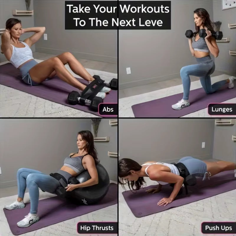 Yoga Exercise Dumbbells Waist Weight Belt Hip Bridge Assist Fitness Training with Thrust Weight Beltgym Exercise Equipment