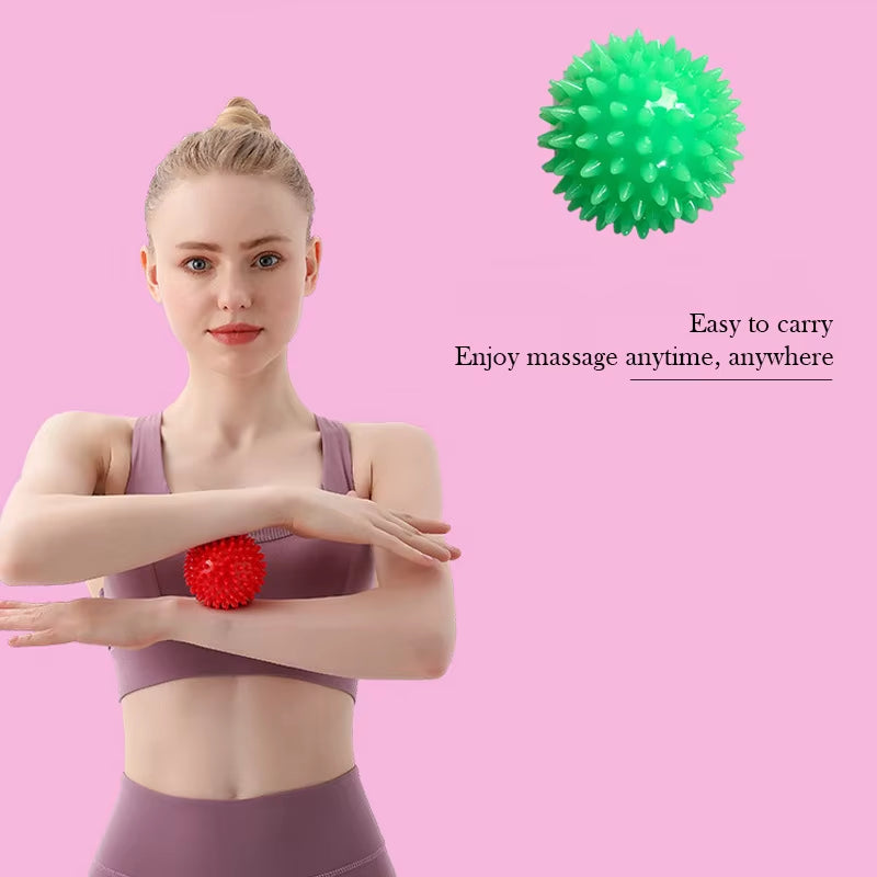 Spiky Massage Ball Exercise Exercise Exercise Hand Foot Pain Relief Plantar Relievers Muscle Soreness Relief Gift to Wife