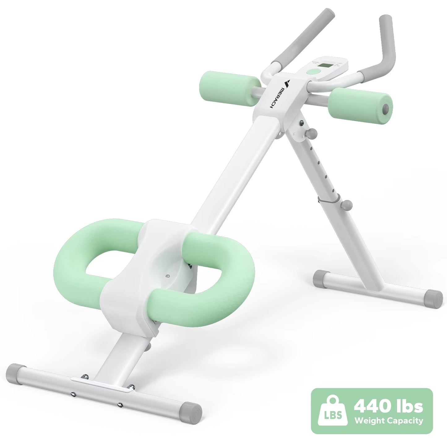Ab Machine Adjustable Trainer Workout Foldable Knee Protection Abdominal Exercise Machine Core Ab Exercise System Trainer
