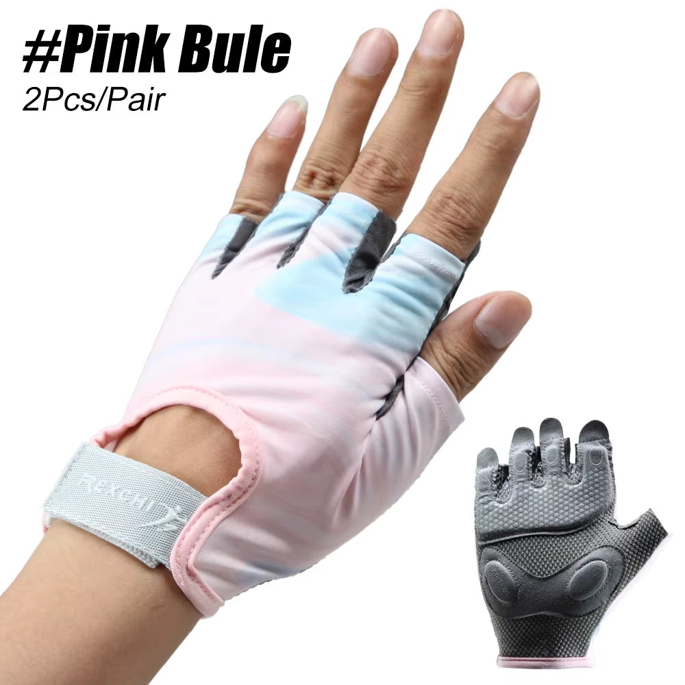 1Pair Breathable Workout Gloves for Women & Men - No More Sweaty & Full Palm Protection Gym Exercise, Cycling， Fitness, Pull-Ups