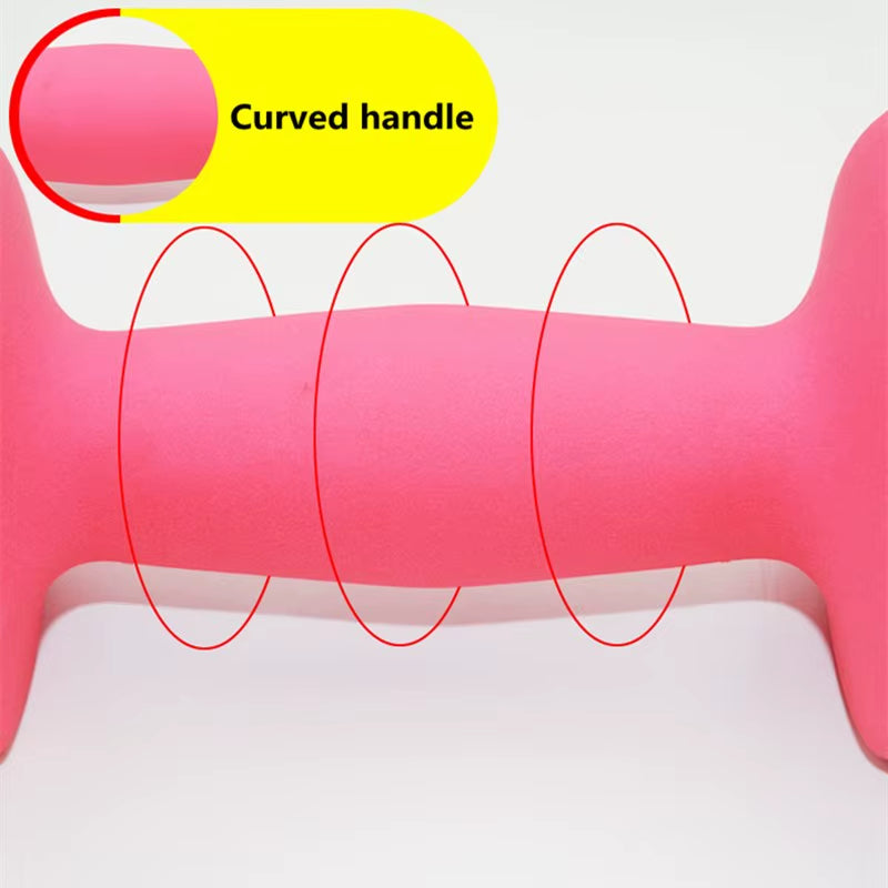 2Kg/4Kg Weights Exercise Fitness Dumbbells Men Women Anti-Slip Dumbbell for Gym Home Bodybuilding Sport Weight Lifting Equipment