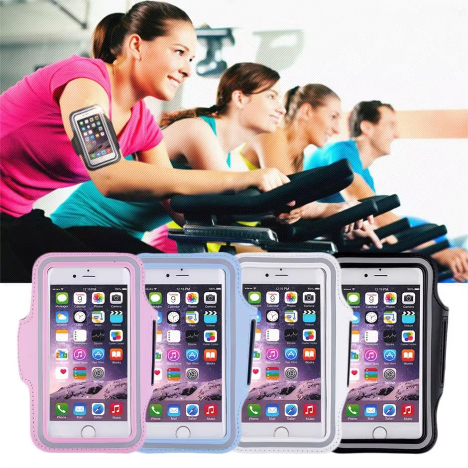 New Waterproof Sports Running Case Workout Mobile Phone Holder Pouch for Iphone Cell Phone Arm Bag Bands Running Bag