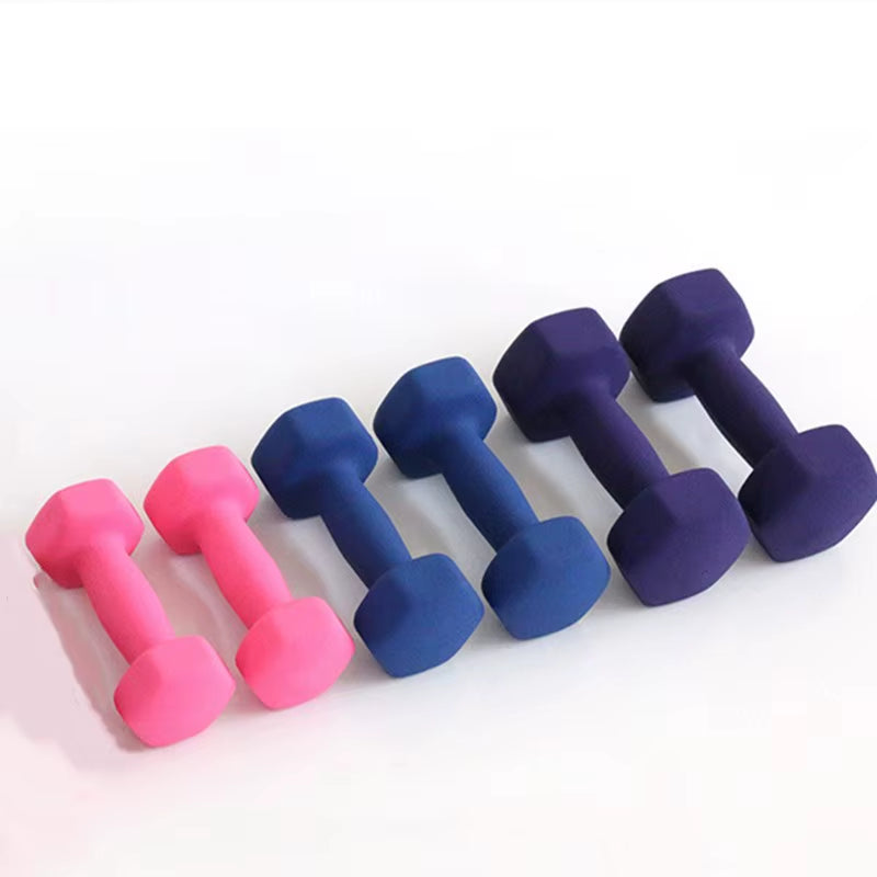 2Kg/4Kg Weights Exercise Fitness Dumbbells Men Women Anti-Slip Dumbbell for Gym Home Bodybuilding Sport Weight Lifting Equipment