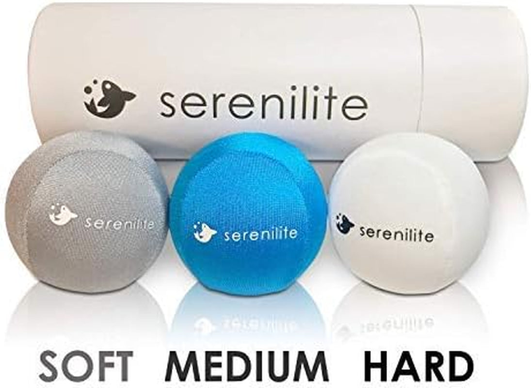 Serenilite Hand Therapy Exercise Stress Ball Bundle - Tri-Density Stress Balls F