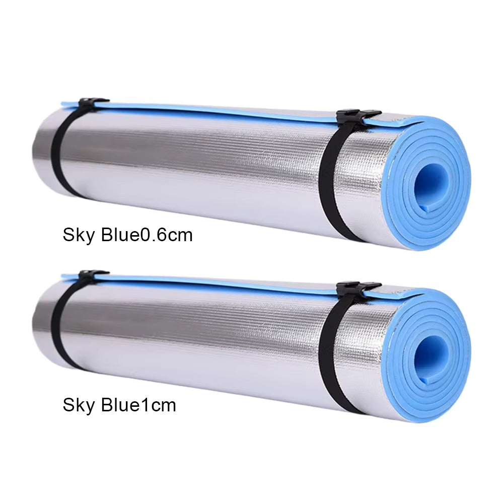 Waterproof Yoga Mat EVA Exercise Pad Thickened Aluminum Membrane Exercise Mat Portable Multifunction for Fitness Exercise