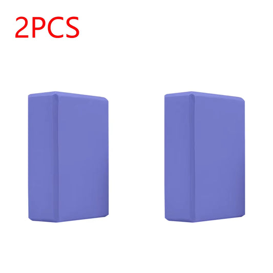 EVA Yoga Block Solid Color Yoga Balance Bricks Moisture-Proof High Density Yoga Blocks Body Shaping Yoga Blocks for Yoga Pilates